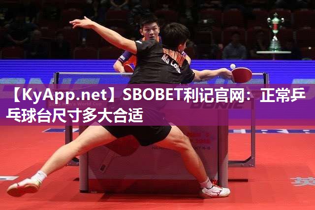 SBOBET利记官网：正常乒乓球台尺寸多大合适