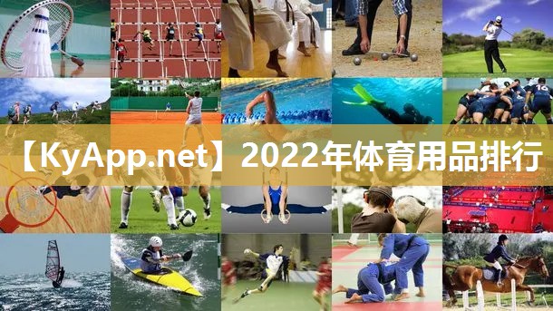 2022年体育用品排行